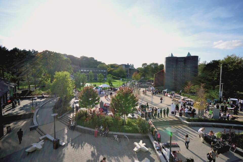 Aerial View of Union Square, Keele Campus